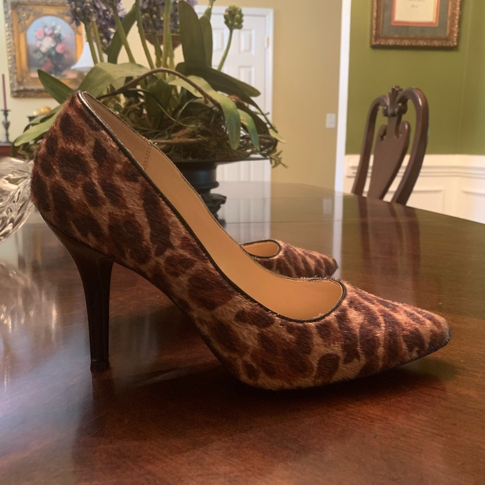 The Limited-Tatum Animal Print Heels. Size 8.5M